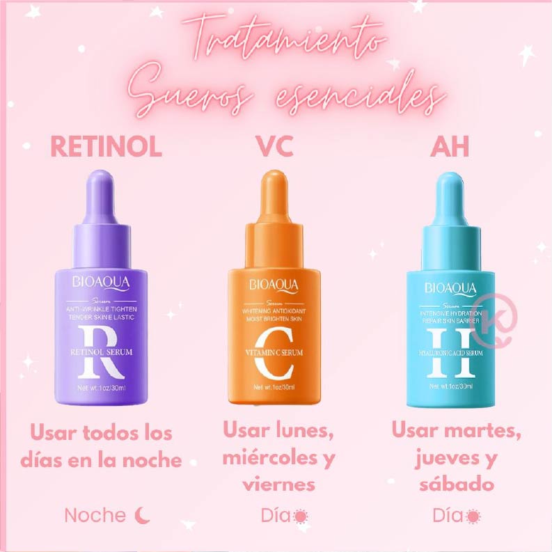 KIT SERUM X3 ANTIEDAD BIOAQUA