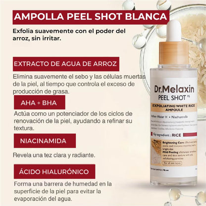 2x1 Kit Dr. Melaxin Serums Exfoliación + Iluminación