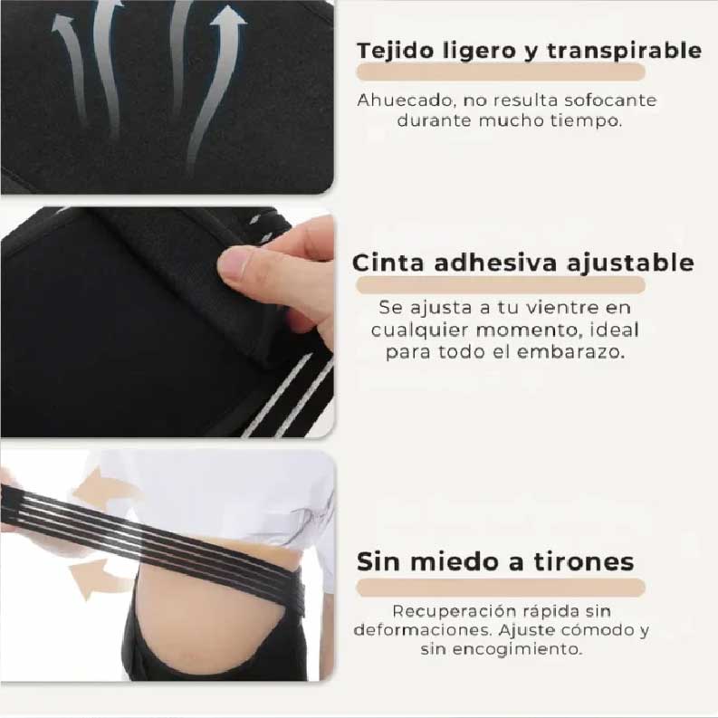 FAJA EMBARAZO CON TIRANTAS