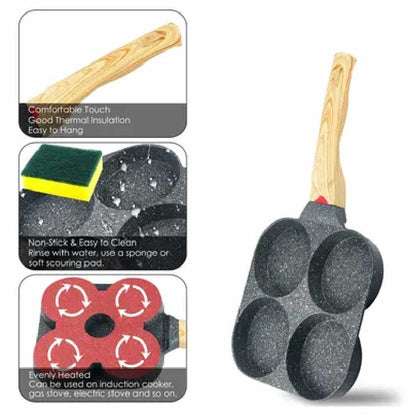 SARTEN ANTIADHERENTE 4 PUESTOS