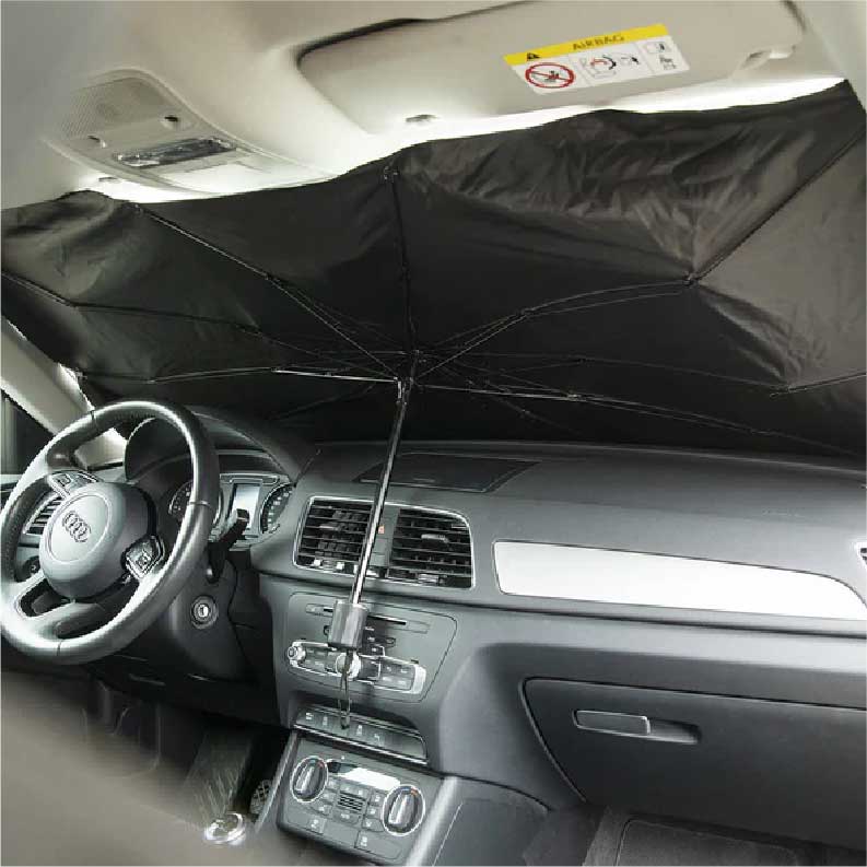 SOMBRILLA PARA AUTO CON ESTUCHE UPF50+
