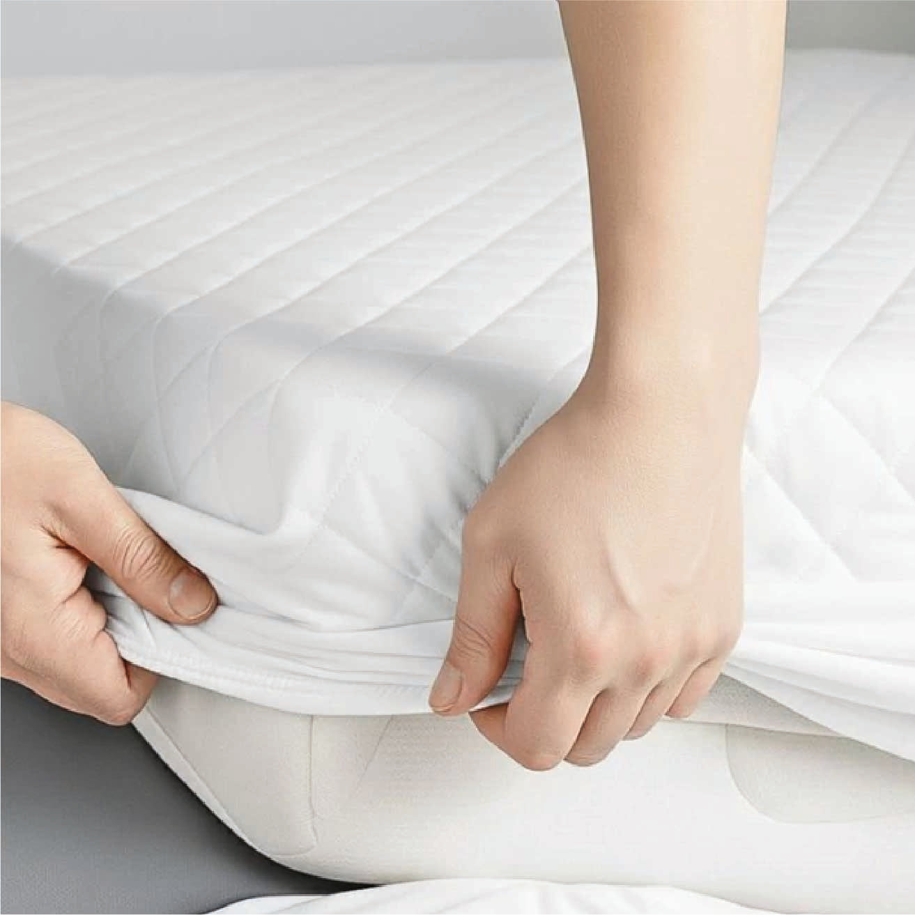 Protector de Colchón Impermeable + 2 Protectores de Almohada